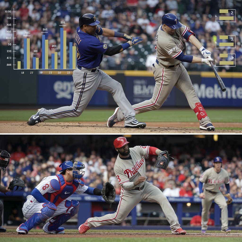 milwaukee brewers vs phillies match player stats​
