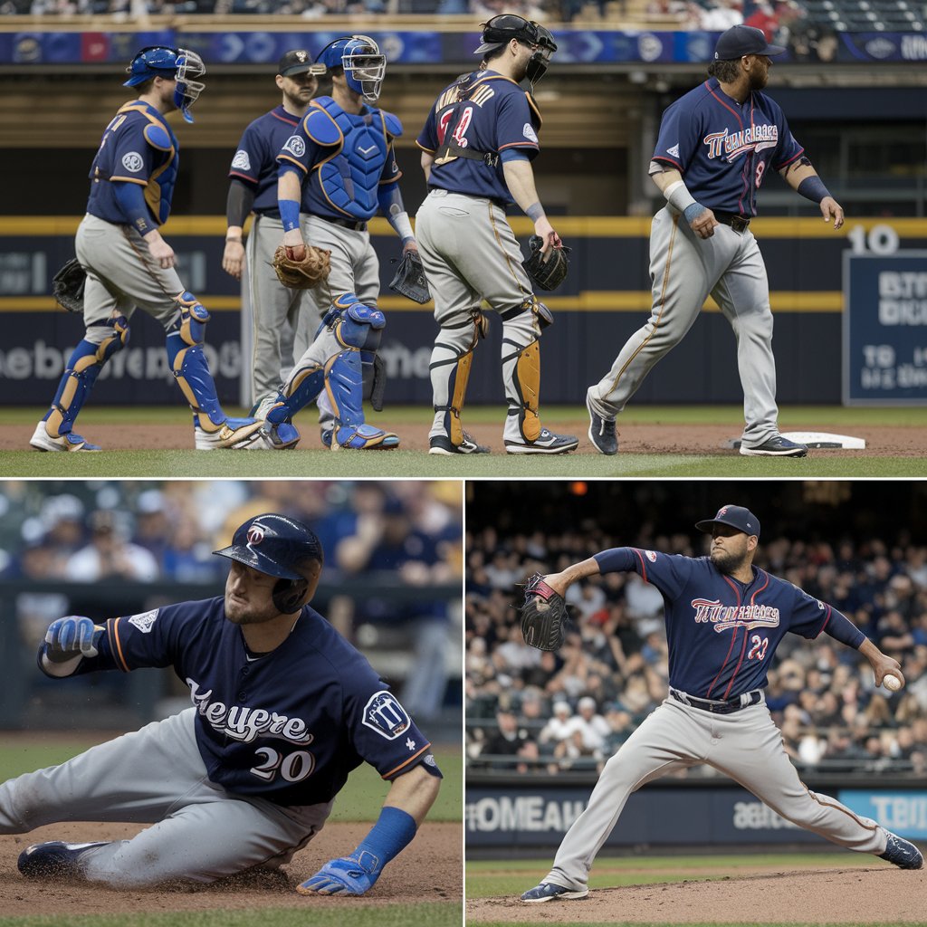 milwaukee brewers vs minnesota twins match player stats​
