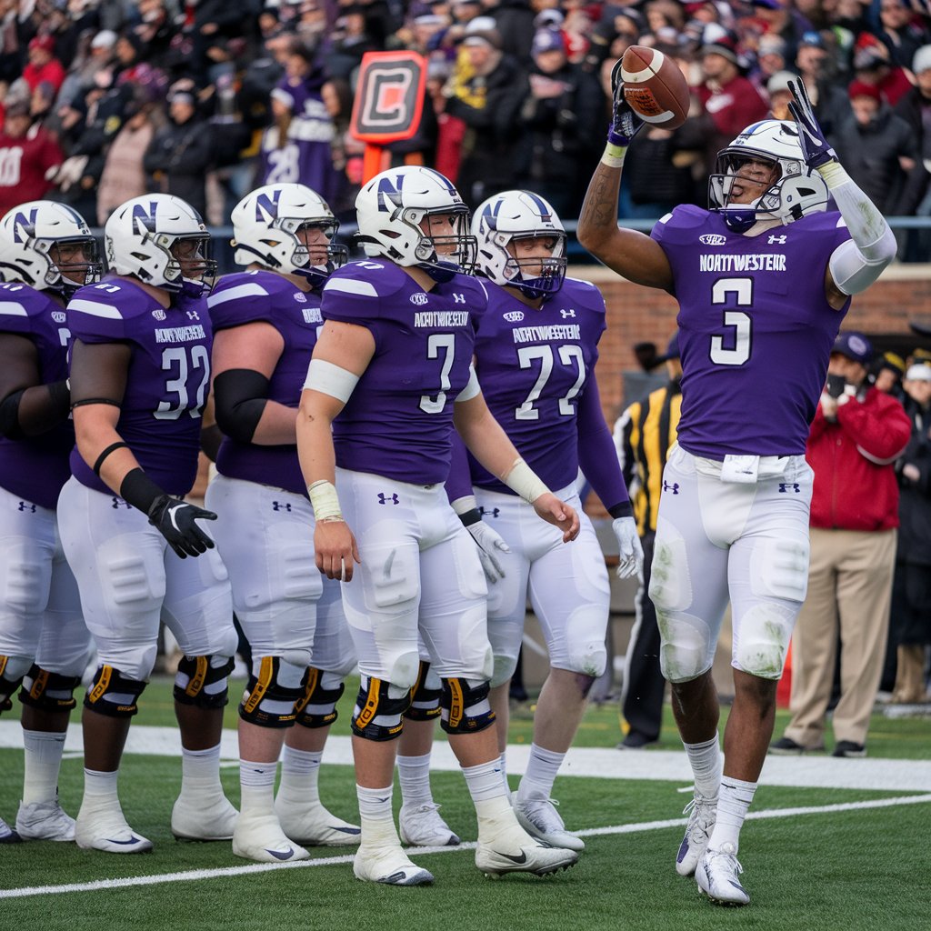 Northwestern Wildcats football vs Maryland Terrapins football match player stats