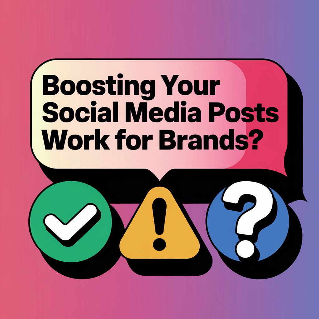 Does boosting your social media posts work for brands