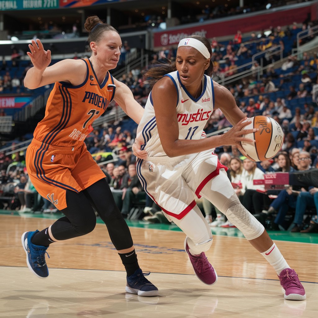 washington mystics vs phoenix mercury match player stats​
