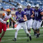 Northwestern Wildcats football vs Maryland Terrapins football match player stats