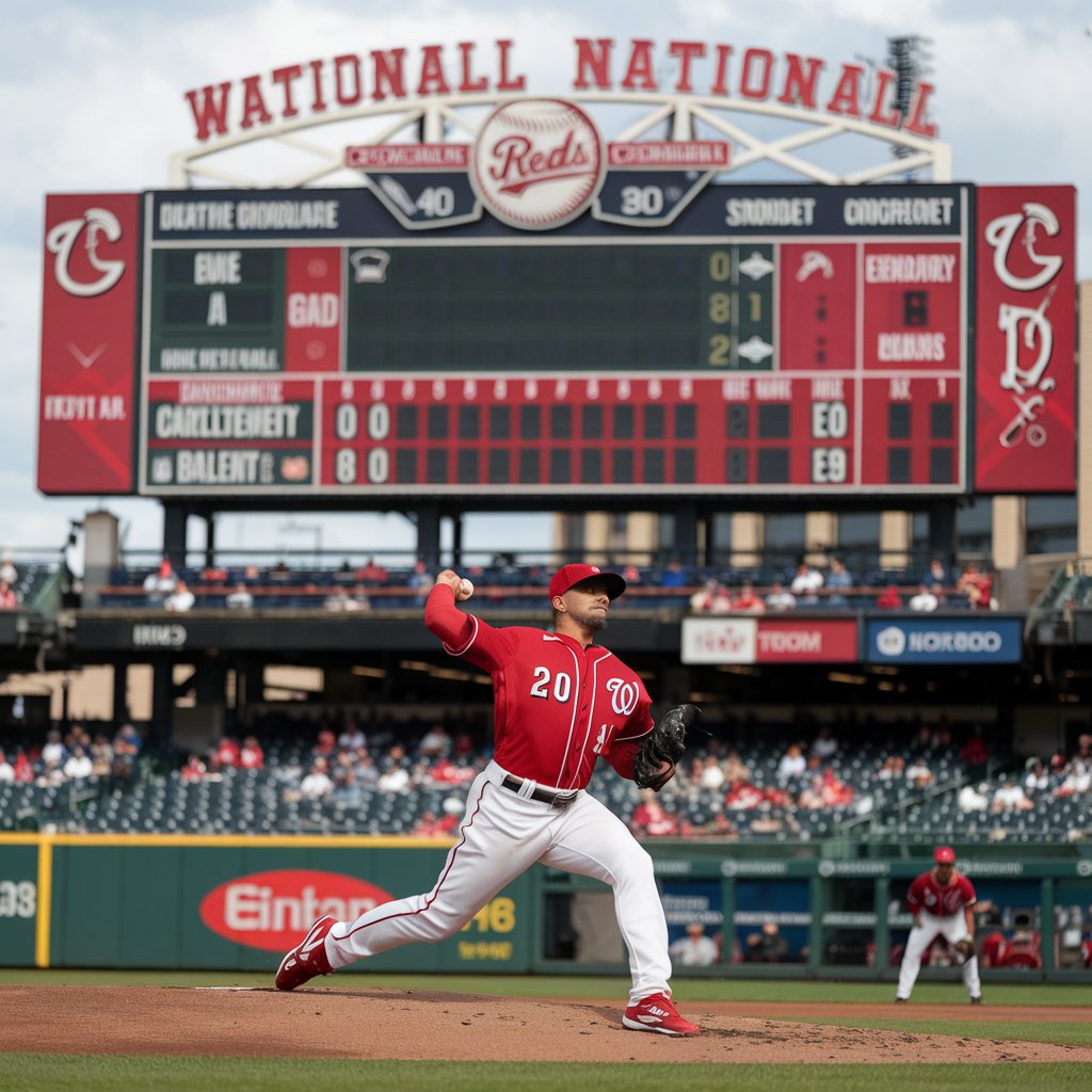 washington nationals vs cincinnati reds match player stats​
